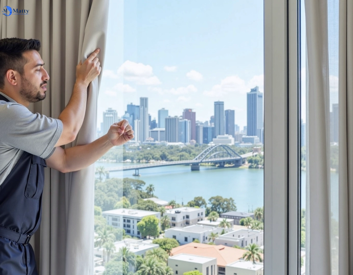 Professional curtain steam cleaning service yarrawarrah-nsw QLD by Matty Curtain Cleaning